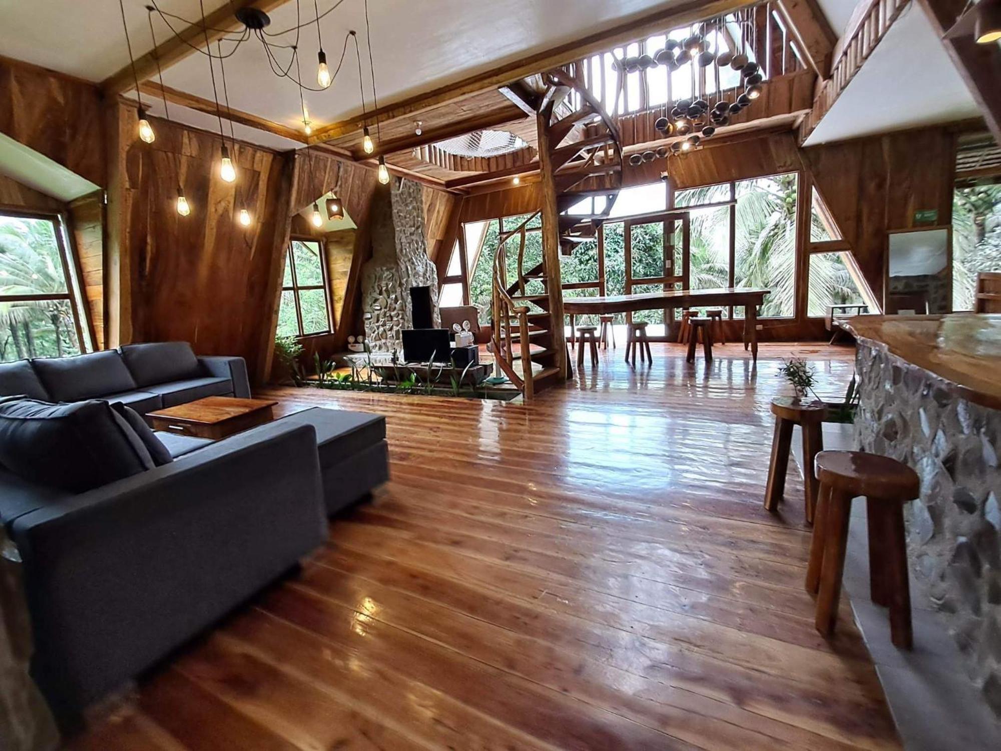 Camiguin Volcano Houses - A-Frame House Mambajao Esterno foto